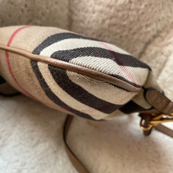 Burberry Tan and Red Crossbody Bag - Picture 6 of 12